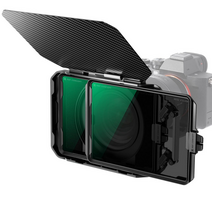 K&F Concept K&F Matte Box Kit ND4+ND32, 2x 4,65 Square Filters + 67/72/77/82/95mm Adapter Rings