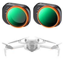 K&F Concept Variable ND Lens Filter Kits For DJI Mini 4 Pro 2 Pack ND2-32 (1-5 Stops)+ND32-512