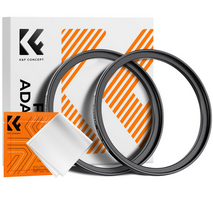 K&F Concept K&F Step Up Filter Ring 72-77mm*2pcs,+Vacuum Cleaning Cloth*1