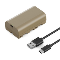 K&F Concept K&F NP-F550 3500mAh Capacity and Type-C Fast Charging for Sony *1pc