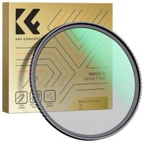 K&F Concept K&F 72MM A Series Black Mist Filter 1/8, HD, Waterproof, German optics, Green Coating