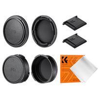 K&F Concept K&F Canon FD Mount Body Cap*2 + Lens Rear Cap*2 + Hot Shoe Cap*2 + Cleaning Cloth*1