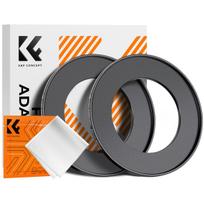 K&F Concept K&F Step Up Filter Ring 55-82mm*2pcs,+Vacuum Cleaning Cloth*1