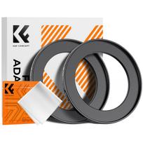 K&F Concept K&F Step Up Filter Ring 58-77mm*2pcs,+Vacuum Cleaning Cloth*1