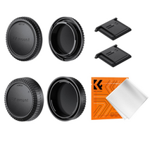 K&F Concept K&F Fuji X-mount Body Cap*2 + Lens Rear Cap*2 + Hot Shoe Cap*2 + Cleaning Cloth*1