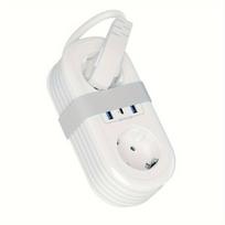 UK-EU kelioninis adapteris su USB