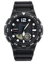 CASIO VYRŲ LAIKRODIS AEQ-100W 1AV (zd070a) - PASAULIO LAIKAS + DĖŽUTĖ