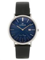 VYRŲ LAIKRODIS G. ROSSI - 10853A - SLIM (zg184b) + DĖŽUTĖ