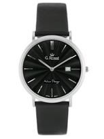 VYRŲ LAIKRODIS G. ROSSI - 10853A - SLIM (zg184c) + DĖŽUTĖ