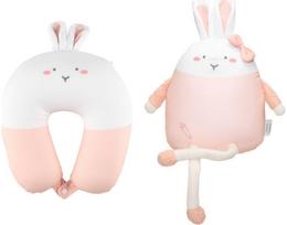 Kaklo pagalvė ACCES Bunny, su laikymo maišeliu