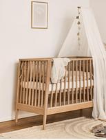 LEANDER Linea™ kūdikio lovytė 65x132cm, Oak (ąžuolas)