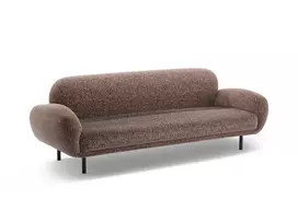 Sofa, "Poppy", 3 Seats, 208x72x82, Brown