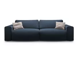 Sofa With Bed Function And Box, "Victor", 3 Seats, 246x100x83, Royal Blue