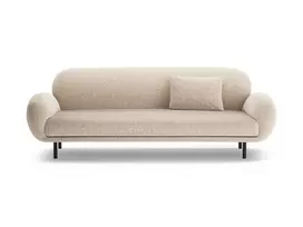 Sofa, "Poppy", 3 Seats, 208x72x82, Sand