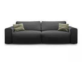 Sofa With Bed Function And Box, "Victor", 3 Seats, 246x100x83, Anthracite