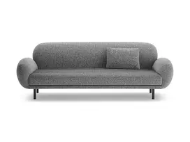 Sofa, "Poppy", 3 Seats, 208x72x82, Dark Grey