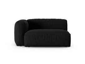 Modul Left, "Martina", 1 Seat, 160x120x75, Black