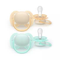 PHILIPS AVENT „Ultra soft“ Čiulptukas, silikoninis nuo 0-6 mėn. N2 SCF091/40