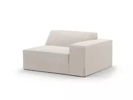 Modul Right, "Jodie", 1 Seat, 102x102x70, Natural