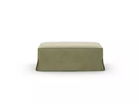 Pouf, "Jodie", 1 Seat, 102x80x40, Light Green