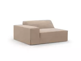 Modul Left, "Jodie", 1 Seat, 102x122x70, Sand