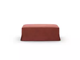 Pouf Cover, "Jodie", 102x80x1, Cherrywood