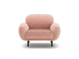 Armchair, "Poppy", 1 Seat, 90x72x82, Pink