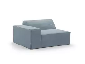 Modul Left, "Jodie", 1 Seat, 102x102x70, Muted Blue