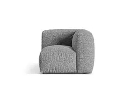 Modul Armless, "Martina", 1 Seat, 106x106x75, Graphite
