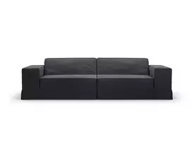 Sofa Cover, "Jodie", 204x102x1, Grey And Blue