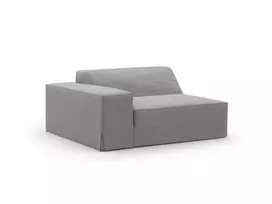 Modul Left Cover, "Jodie", 102x122x1, Warm grey