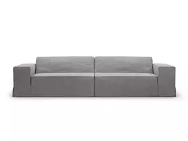 Sofa Cover, "Jodie", 244x102x1, Warm grey