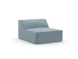 Modul Armless Cover, "Jodie", 102x80x1, Muted Blue