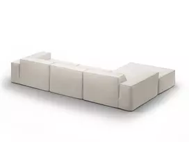 Modular Left Corner Sofa, "Jodie", 4 Seats, 284x166x70, Natural