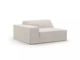 Modul Left, "Jodie", 1 Seat, 102x122x70, Natural