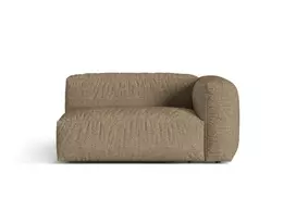 Boucle Modul Right, "Martina", 1 Seat, 160x106x75, Cappuccino