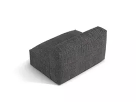 Boucle Modul Armless, "Martina", 1 Seat, 132x106x75, Anthracite
