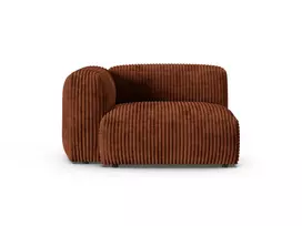 Modul Left, "Martina", 1 Seat, 120x120x75, Brick