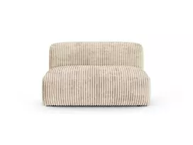 Modul Armless, "Martina", 1 Seat, 132x120x75, Light Beige