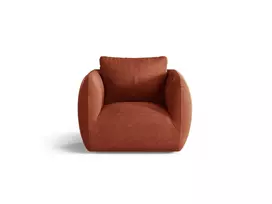 Armchair, "Iga", 1 Seat, 95.5x87x80, Auburn