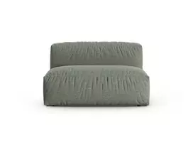 Modul Armless, "Martina", 1 Seat, 132x120x75, Moss Green
