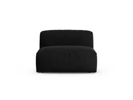 Modul Armless, "Martina", 1 Seat, 120x90x75, Black