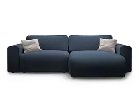 Right Corner Sofa With Bed Function And Box, "Victor", 3 Seats, 246x148x83, Royal Blue