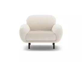 Armchair, "Poppy", 1 Seat, 90x72x82, Light Beige