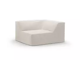 Corner Modul, "Jodie", 1 Seat, 102x102x70, Natural