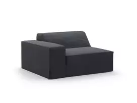 Modul Left, "Jodie", 1 Seat, 102x102x70, Grey And Blue