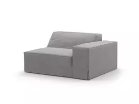 Modul Right, "Jodie", 1 Seat, 102x102x70, Warm grey