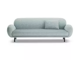 Sofa, "Poppy", 3 Seats, 208x72x82, Muted Blue