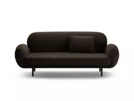 Boucle Sofa, "Poppy", 2 Seats, 178x72x82, Brown