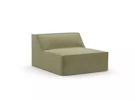 Modul Armless, "Jodie", 1 Seat, 80x102x70, Light Green